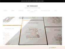 Tablet Screenshot of 42pressed.com